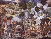 Benozzo Gozzoli The Procession of the Magi,Procession of the Youngest King oil on canvas
